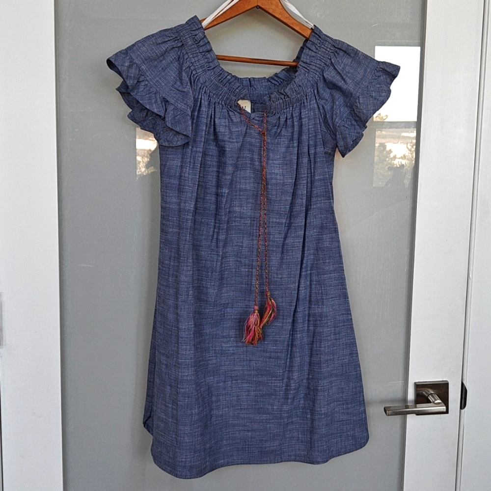 Wrapper Denim Dress M